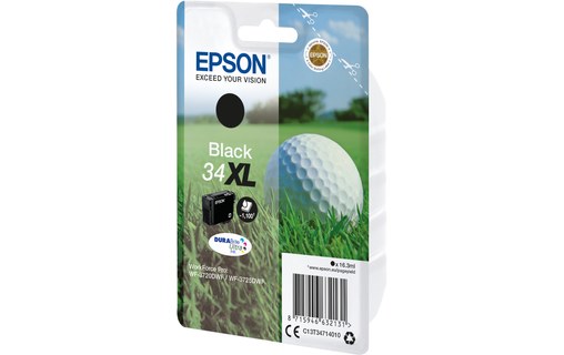 Epson 34XL - Balle de Golf Cartouche Noir C13T34714010 (T3471)