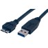 Câble MCL micro-USB-B vers USB-A 5 Gbit/s - 1,8 m - Noir