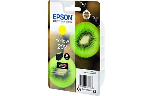 Epson 202 - Kiwi Cartouche Jaune C13T02F44010 (T02F4)