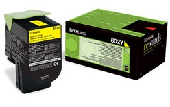 Lexmark 802 Toner Jaune 80C20Y0