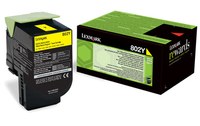 Lexmark 802 Toner Jaune 80C20Y0