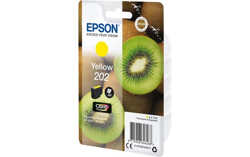 Epson 202 - Kiwi Cartouche Jaune C13T02F44010 (T02F4)