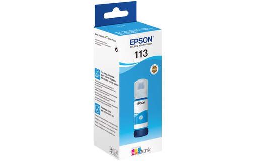 C13T06B240 - Bouteille d'encre cyan Ecotank Epson 113