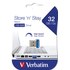 Clé USB Verbatim Store 'n' Stay Nano 32 Go - Bleu - USB 3.2