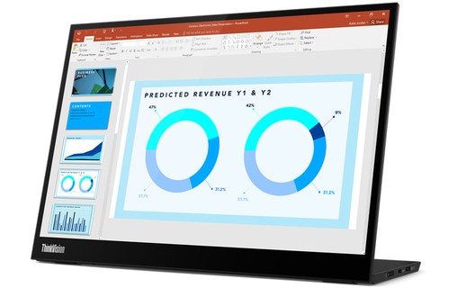 Écran 14" Lenovo ThinkVision M14d - USB-C - 63AAUAT6WL