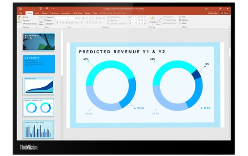 Écran 14" Lenovo ThinkVision M14d - USB-C - 63AAUAT6WL
