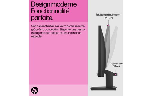 Écran 22" HP P22 G5 - HDMI/DisplayPort/VGA