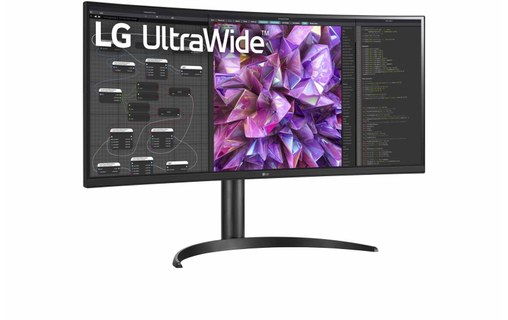 Écran Incurvé 34" LG UltraWide 34WQ75C-B - USB-C