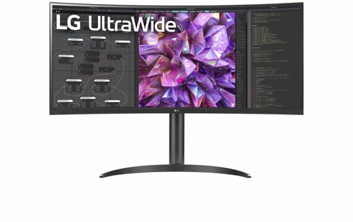 Écran Incurvé 34" LG UltraWide 34WQ75C-B - USB-C