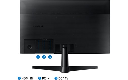 Écran 27" Samsung LS27C314EAUXEN - HDMI/VGA