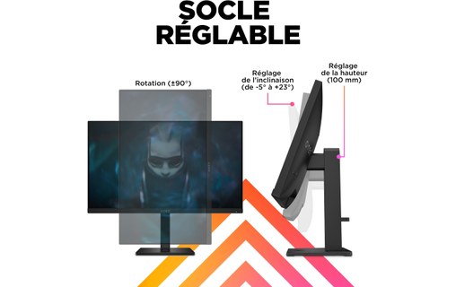 Écran Gaming 23,8" HP OMEN 24 - 165 Hz