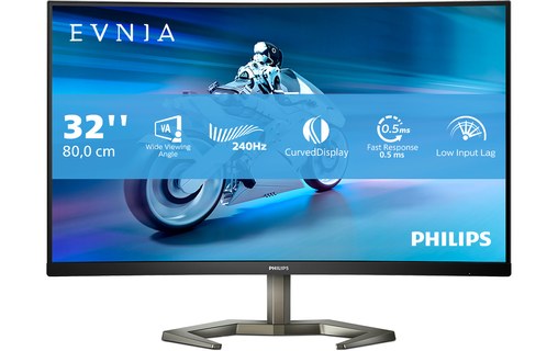 Écran Gaming Incurvé 31,5" Philips Momentum 32M1C5200W/00 - 240 Hz