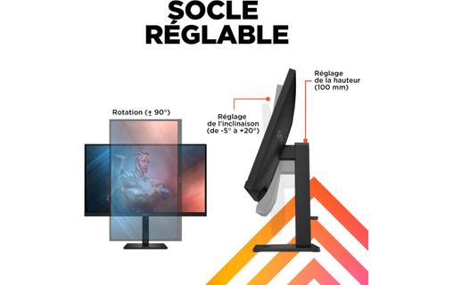 Écran Gaming 27" HP OMEN 27 - 165 Hz