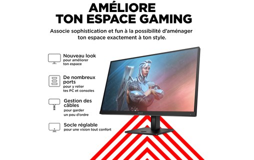 Écran Gaming 27" HP OMEN 27 - 165 Hz