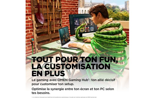 Écran Gaming 23,8" HP OMEN 24 - 165 Hz