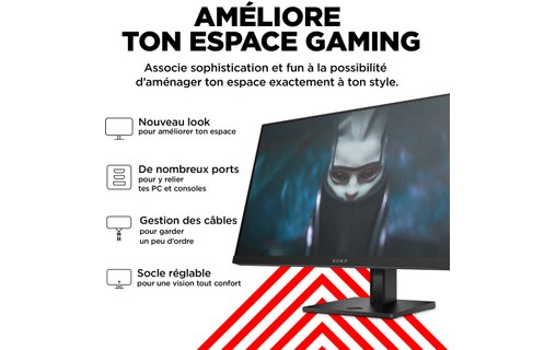 Écran Gaming 23,8" HP OMEN 24 - 165 Hz