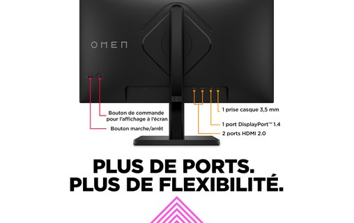 Écran Gaming 23,8" HP OMEN 24 - 165 Hz
