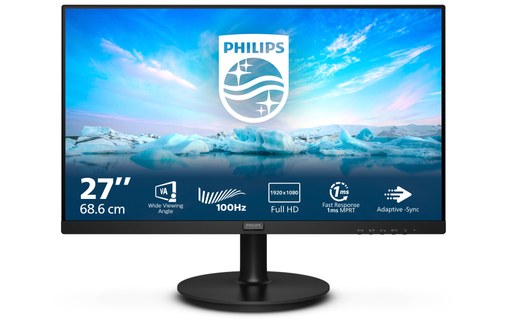 Écran 27" Philips V-Line 271V8LAB/00 - HDMI/VGA