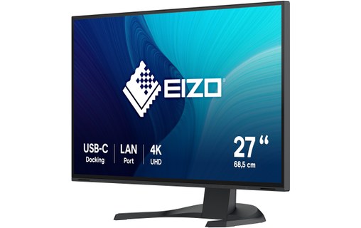 Écran 27" EIZO FlexScan EV2740X - 4K - Noir - HDMI/DisplayPort/USB-C