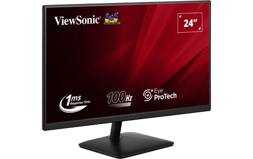 Écran 24" ViewSonic VA2408-MHDB - HDMI/DisplayPort/VGA