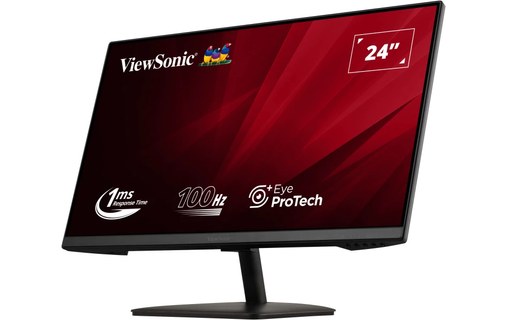Écran 24" ViewSonic VA2408-MHDB - HDMI/DisplayPort/VGA