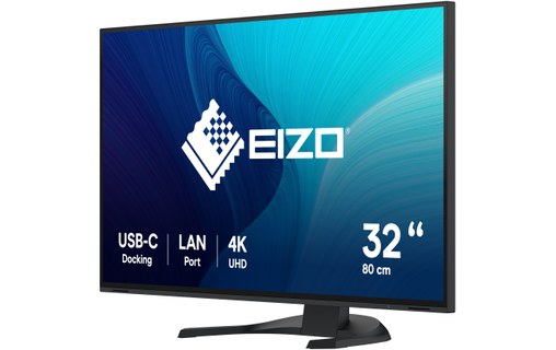 Écran 31,5" EIZO FlexScan EV3240X - 4K - Noir - HDMI/DisplayPort/USB-C