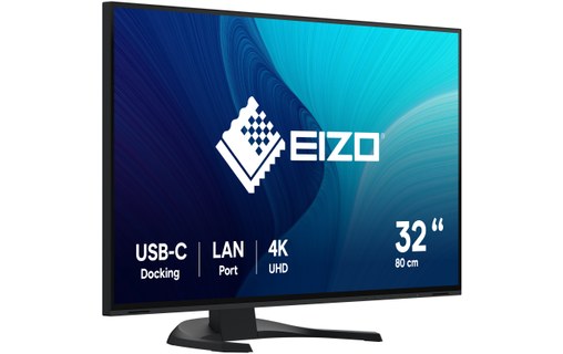 Écran 31,5" EIZO FlexScan EV3240X - 4K - Noir - HDMI/DisplayPort/USB-C