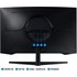 Écran Gaming Incurvé 32" Samsung Odyssey G5 G55C - 165 Hz