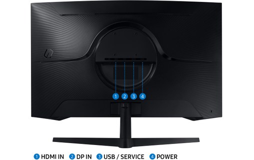 Écran Gaming Incurvé 32" Samsung Odyssey G5 G55C - 165 Hz