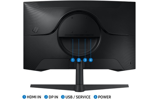 Écran Gaming Incurvé 27" Samsung Odyssey G5 G55C - 165 Hz