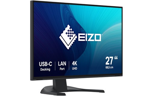 Écran 27" EIZO FlexScan EV2740X - 4K - Noir - HDMI/DisplayPort/USB-C