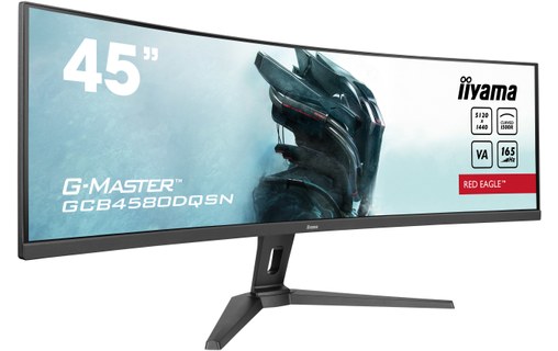 Écran Gaming Incurvé 45" iiyama G-Master GCB4580DQSN-B1 - 165 Hz USB-C