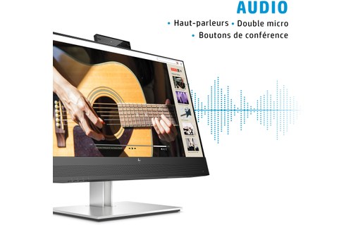 Écran 23,8" HP E24mv G4 - HDMI/DisplayPort/VGA