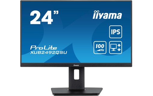 Écran 23,8" iiyama ProLite XUB2492QSU-B1 - USB-C