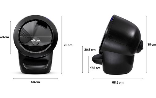 Bac à litière automatique & autonettoyant pour chats - Litter-Robot 4 - Noir