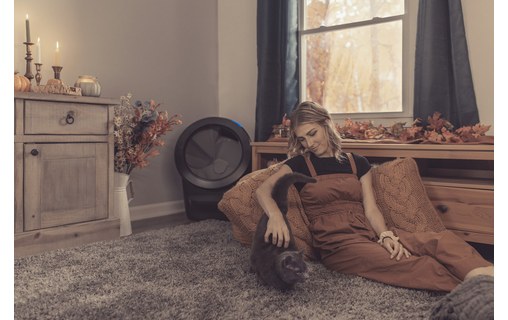 Bac à litière automatique & autonettoyant pour chats - Litter-Robot 4 - Noir