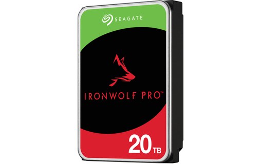 Seagate IronWolf Pro 20 To - Disque dur 7200 tr/min pour NAS - ST20000NT001