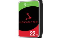 Seagate IronWolf Pro 22 To - Disque dur 7200 tr/min pour NAS - ST22000NT001