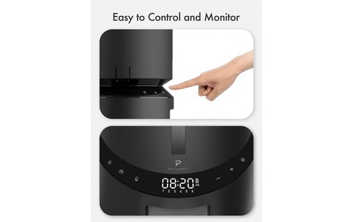 Distributeur de croquettes automatique pour chats & chiens 3L - Petlibro - Noir
