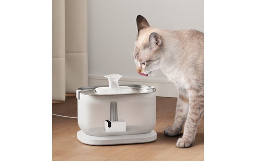 Fontaine à eau pour chats - Petlibro Dockstream - Blanc