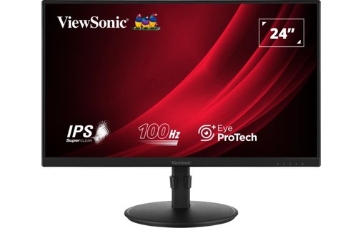 Écran 24" ViewSonic VA2408-HDJ - HDMI/DisplayPort/VGA