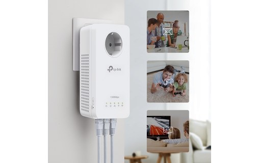 Pack de 2 CPL WiFi 5 TP LINK TL-WPA8631P KIT - 300 Mbit/s