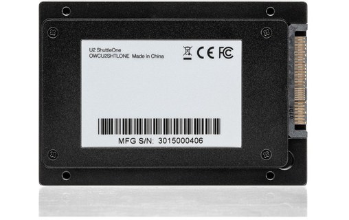 Adaptateur SSD M.2 NVMe vers U.2 2,5" - OWC U2 ShuttleOne