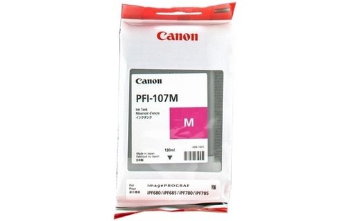 Canon PFI107 Cartouche Magenta 6707B001