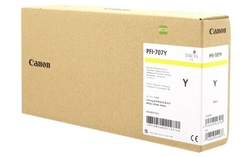 Canon PFI707 Cartouche Jaune 9824B001