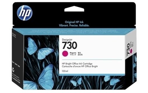 HP 730 Cartouche Magenta P2V63A