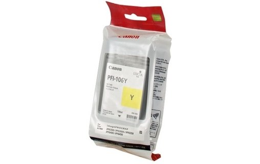 Canon PFI106 Cartouche Jaune 6624B001