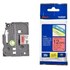 Brother TZE431 Transfert thermique Noir/Rouge TZE431