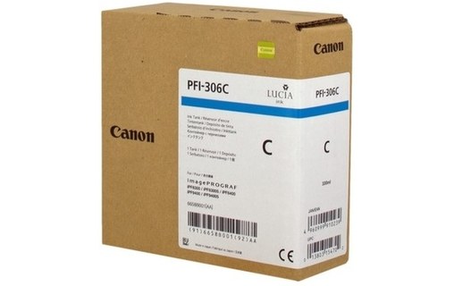 Canon PFI306 Cartouche Cyan 6658B001