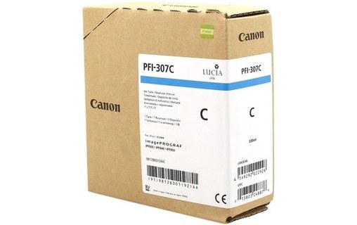 Canon PFI30 Cartouche Cyan 9812B001 (PFI307C)